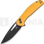 Bestechman Couteau pliant Whalefin - PVD - G10, jaune