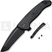 We Knife Couteau pliant Press Check, tanto, noir