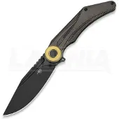 Bestech Couteau pliant Seraph - Blackwash - Titanium, bronzed