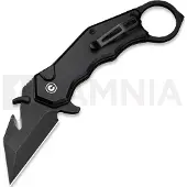 CIVIVI Couteau pliant Amaroq, Black Aluminum, Black Stonewash