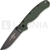 Ontario Couteau pliant RAT-2, noir, vert