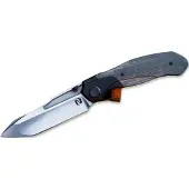 Null Knives Couteau pliant Vandal - Black Micarta