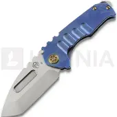 Medford Couteau pliant Genesis T S45VN Tumbled Tanto, Blue