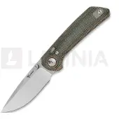 Reate Couteau pliant PL-XT Nitro-V, Red/Black Micarta, Satin