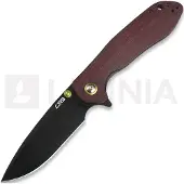 CJRB Couteau pliant Scoria Linerlock Micarta