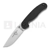 Ontario Couteau pliant RAT-2 D2, satin, noir