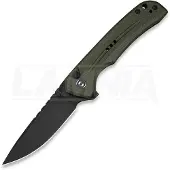 CIVIVI Couteau pliant Tarask, OD Green G-10, Black Stonewash
