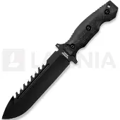 Halfbreed Blades Couteau Large Survival Knife, noir