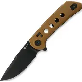 Reate Couteau pliant PL-XF Tan G-10, PVD