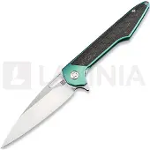 Artisan Cutlery Couteau pliant Archaeo Framelock M390 Small, vert