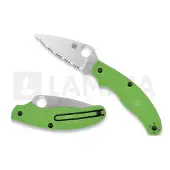 Spyderco Couteau pliant UK Penknife Salt Green LC200N, spyderedge
