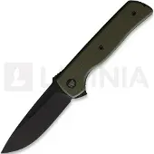 Terzuola Knives Couteau pliant ATCF Lite Linerlock Green Black