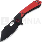 CJRB Couteau pliant Caldera Linerlock Red G10
