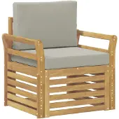 vidaXL Ensemble de canapés d'extérieur en polyester blanc