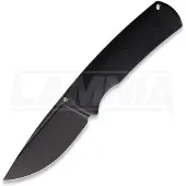Petrified Fish Couteau Beluga - Blackwash - G10, noir