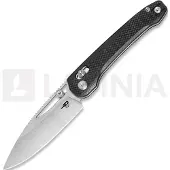 Bestech Couteau pliant Cobber - Stonewash + Satin - G10, noir