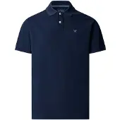 Hackett Hm5600239 Short Sleeve Polo Bleu S Homme
