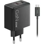 Lenovo DUAL USB-C GAN 65W +CABLE