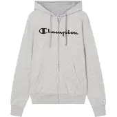 Champion Veste de survêtement gris chiné / noir