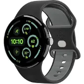 Spigen Nano Pop (Aluminium, Silicone), Sangles de montre, Noir