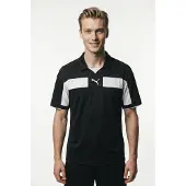 Puma T-Shirt fonctionnel 'TeamClassic' noir / blanc