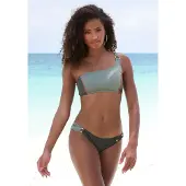LASCANA Bas de bikini 'Yuna LAS' olive / vert clair