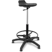Piqueras Y Crespo Molinar 315 Adjustable Stool Argenté,Noir