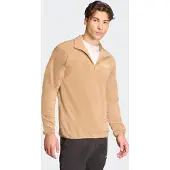 Adidas Multi Essentials Half Zip Fleece Beige L Homme