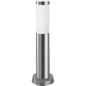 Forlight Borne d'éclairage de jardin Koral, étanche IP55. Éclairage des allées et des trottoirs. Borne en acier inoxydable couleur Urban Gray, 23 W. Lanterne moderne pour trottoirs.