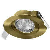Osram 4099854595882 Kit de spots LED encastrables Simple DIM 4,9 W, laiton