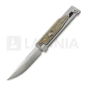 Reate Couteau OG EXO Elmax Drop Point, Burlap Micarta