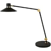FABAS LUCE Lampe De Table Led Panarea 10W En Métal Noir, Design Moderne, Technologie Cct Réglable, Intensité Variable Tactile, Idéale Pour Votre Intérieur.