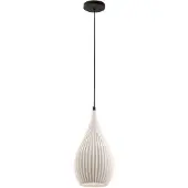 FABAS LUCE Suspension Lisa en métal et plastique d'origine - Blanc, douille E27, structure élégante et soignée, IP20, 230 V - Design Line