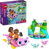 LEGO Friends Bateau d'Aventure Axolotl 42681 Jeu de Construction 95 Pièces pour Enfants à partir de 5 Ans
