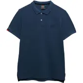 Superdry Vint Destroy Short Sleeve Polo Bleu 2XL Homme