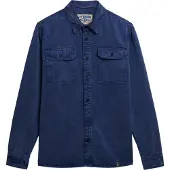 Superdry pour homme. M4011068A Surchemise Merchant Military marine (XXL), Casuel, Manche longue, Lyocell