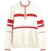 Superdry Intarsia Half Zip Sweater Multicolore XS Femme