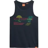 Superdry T-Shirt marine / jaune / vert / rouge
