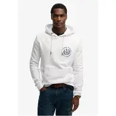 Superdry Sweat-shirt 'Lo-Fi Dockside' marine / blanc