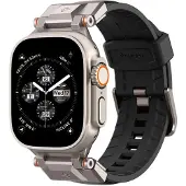 Spigen DuraPro Armor PU (Polyuréthane (PU), Polyuréthane thermoplastique (TPU), PU, TPU), Sangles de montre, Noir
