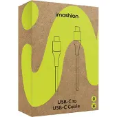 IMoshion Câble tressé USB-C vers USB-C - 3 mètres - Zwart
