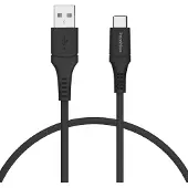 IMoshion Câble tressé USB-C vers USB - 1 mètre - Zwart