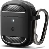 Spigen Armure robuste (Couvercle de l'étui de chargement), Étui pour écouteurs + casque, Noir