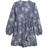 Superdry Robe bleu marine / blanc