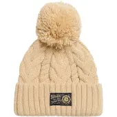 Superdry Chunky Cable Beanie Beige