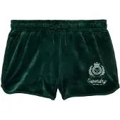 Superdry pour femme. W7110501A Short Country Club Velour vert (L), Casuel, Polyester