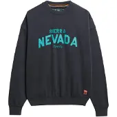 Superdry pour femme. W2012408A Sweatshirt Outdoor Location noir (M), Casuel, Coton