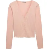 Superdry Athletic Essential Pointelle Cardigan Rose M Femme