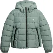 Superdry Femme Doudoune à Capuche Spirit Sports Green Taille: 36