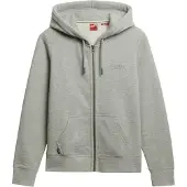 Superdry Essential Logo Full Zip Sweatshirt Gris L Femme